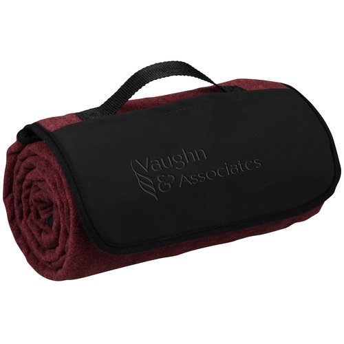 Heathered Fleece Roll Up Blanket Main Image