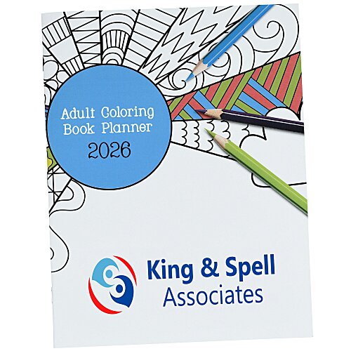 Adult Colouring Book Planner Main Image