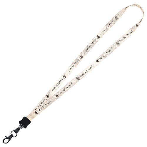 Dye-Sublimated Tubular Lanyard - 1/2" - 32" - Metal Lobster Claw Main Image