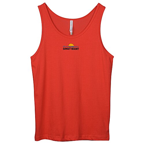 Euro Spun Cotton Tank - Men's - Embroidered Main Image