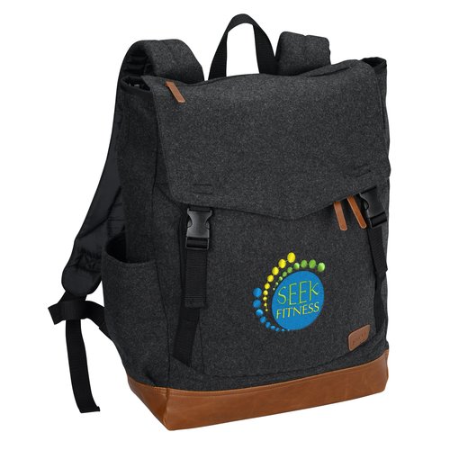 Field & Co. Campster Wool 15" Laptop Rucksack Backpack - Embroidered Main Image