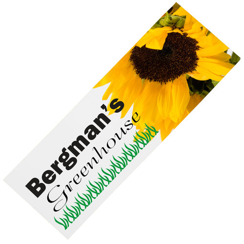 Removable Vinyl Bumper Sticker - 3-3/4" x 7-1/2" - Full Colour Main Image