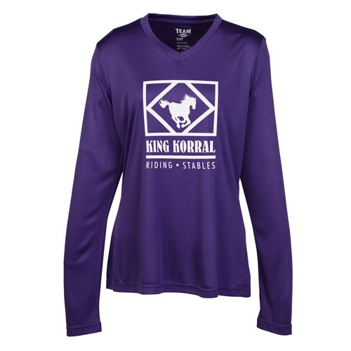 Zone Performance Long Sleeve Tee - Ladies' - Screen Main Image