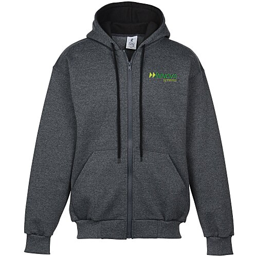 King Athletics Two-Tone Full-Zip Sweatshirt - Embroidered Main Image