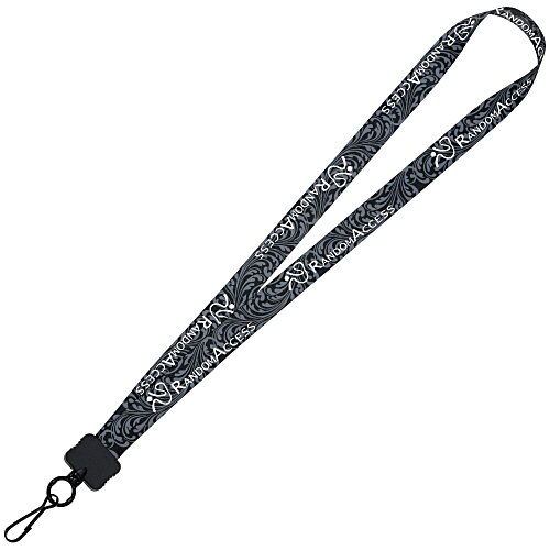 Dye-Sub Lanyard - 3/4" - 32" - Metal Swivel Snap Hook - Damask Main Image