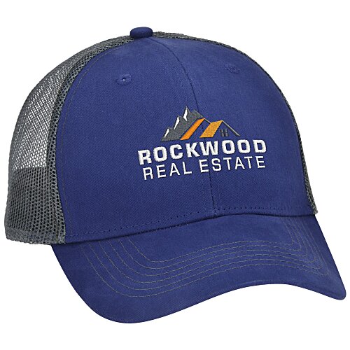 Colourblocked Twill Meshback Cap Main Image