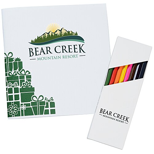 Colouring Book & Pencil Set - Holiday Main Image