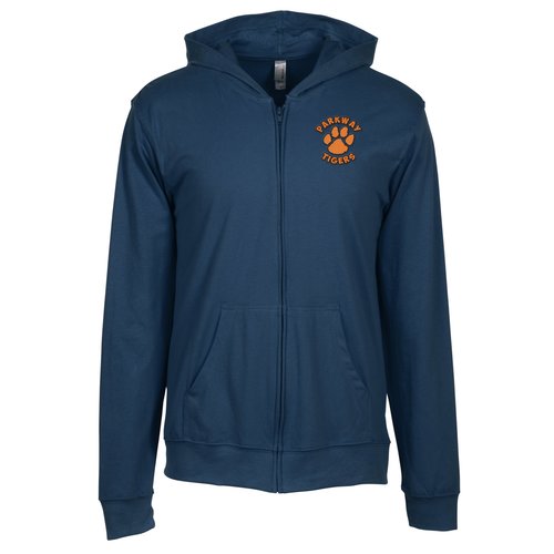 Next Level Premium Sueded Full-Zip Hoodie - Embroidered Main Image