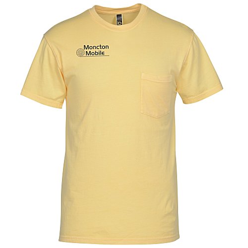 Next Level Inspired Dye Cotton Pocket Tee - Screen Main Image