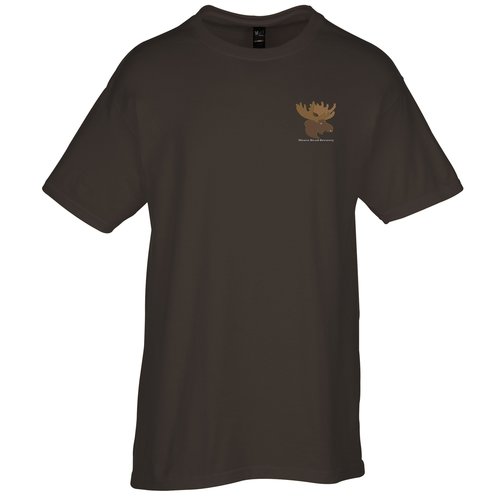 M&O Ringspun Cotton T-Shirt - Colours - Embroidered Main Image