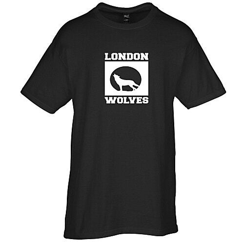 M&O Ringspun Cotton T-Shirt - Colours - Screen Main Image