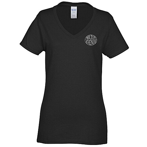 Gildan Heavy Cotton V-Neck T-Shirt - Ladies' - Screen Main Image