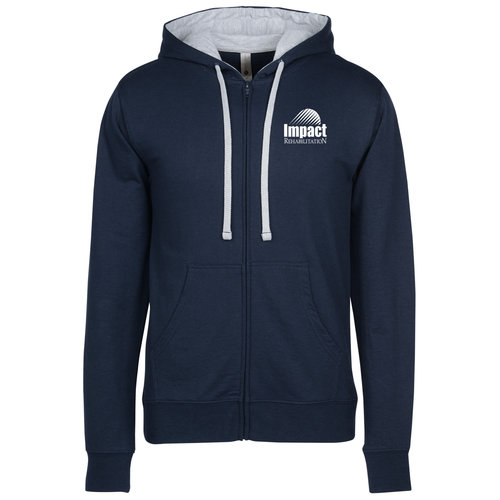 Next Level French Terry Full-Zip Hoodie - Screen Main Image