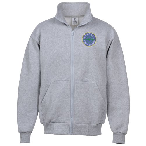 King Athletics Cadet Collar Full-Zip Sweatshirt - Embroidered Main Image