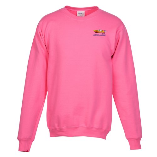 Clique Basics Crew Sweatshirt - Embroidered Main Image