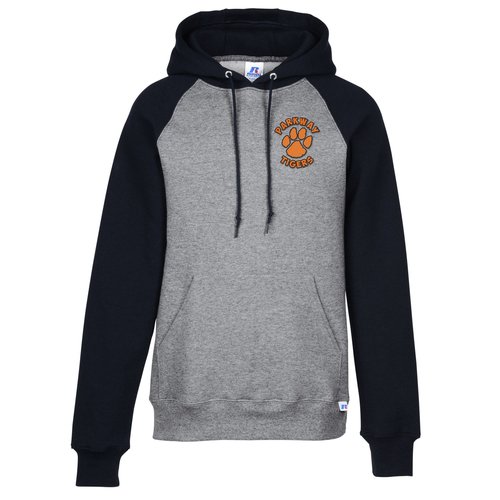 Russell Athletic Dri-Power Colourblock Raglan Hoodie Main Image