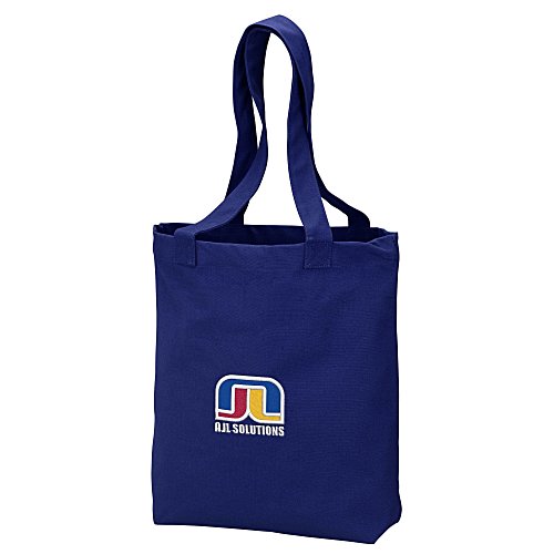 Peached 12-oz Cotton Tote - Embroidered Main Image