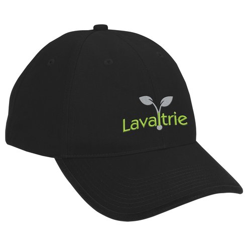 Brushed Cotton Twill Cap with Peak Trim - 24 hr Main Image