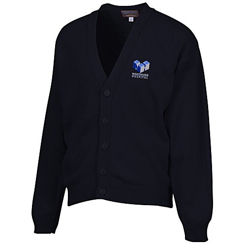 Acrylic V-Neck Cardigan - Men's Main Image