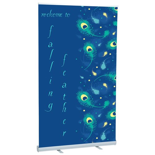 Economy Retractable Fabric Banner Display - 47 1/4 inches Main Image