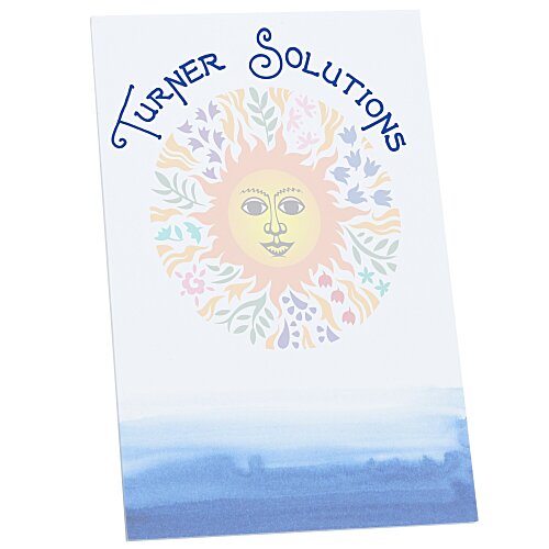 Souvenir Designer Notepad - 6" x 4" - 25 Sheet - Watercolour Main Image