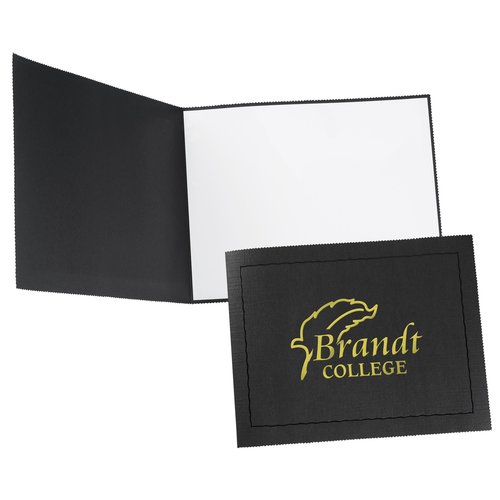 Pinked Edge Certificate Holder - Horizontal Main Image