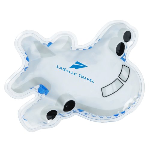 Shaped Mini Aqua Pearls Hot/Cold Pack - Airplane Main Image