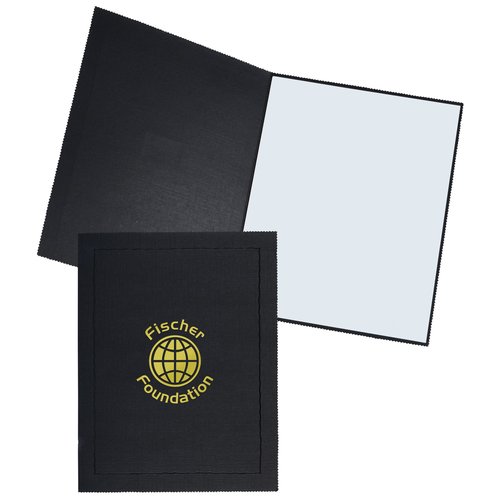 Pinked Edge Certificate Holder - Vertical Main Image