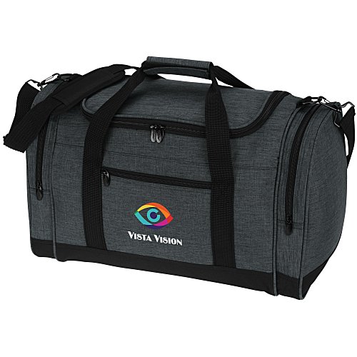 4imprint Heathered Leisure Duffel - Full Colour Main Image