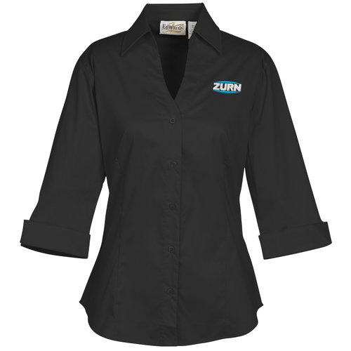 Signature V-Neck 3/4 Sleeve Blouse - Ladies' Main Image