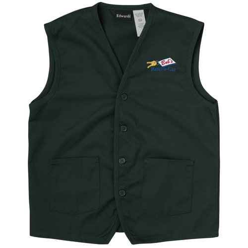 Apron Vest with Two Waist Pockets Main Image