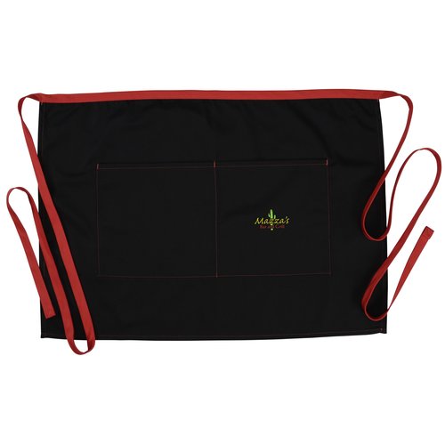 Half Length Bistro Apron with Colour Trim Main Image