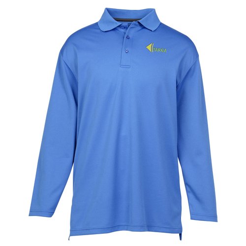 Dry-Mesh Hi-Performance Long Sleeve Polo - Men's Main Image