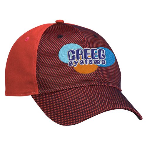 Premium Cotton Twill with Front Mesh Overlay Cap - 24 hr Main Image