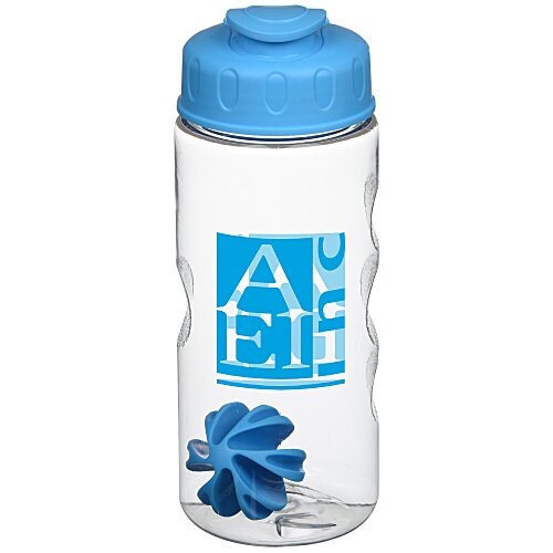 Clear Impact Mini Mountain Bottle with Flip Lid - 22 oz - Shaker Main Image