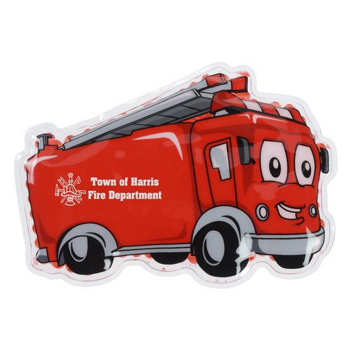 Shaped Mini Aqua Pearls Hot/Cold Pack - Fire Truck Main Image