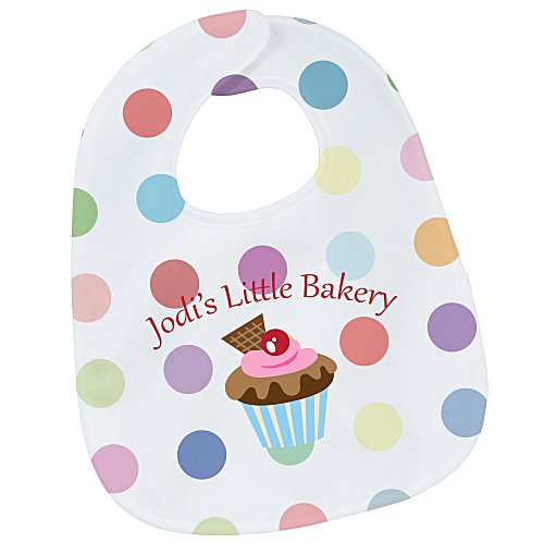 Full Colour Plush Baby Bib Main Image