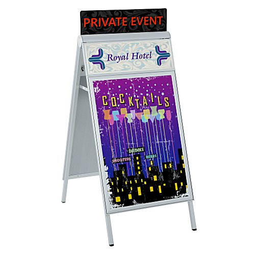 Uptown Accent A-Frame Sign - 50 inches Main Image