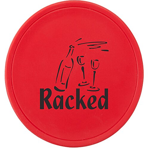 Silicone Wine Glass Cover/Coaster - Closeout Main Image
