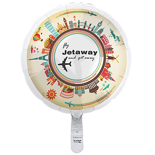 Full Colour Foil Balloon - 17 inches - Round Main Image