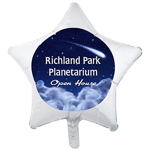 Full Colour Foil Balloon - 17" - Star Main Image