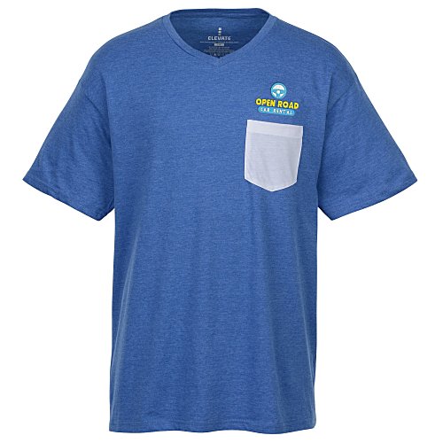 Monroe V-Neck Blend Pocket Tee - Men's Main Image