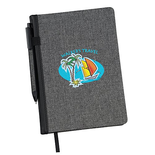Nomad Heathered Notebook with Pen Main Image