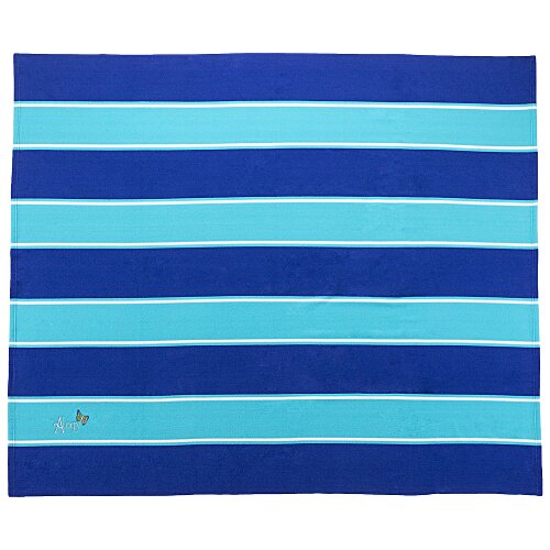 Cabana Striped Microfibre Beach Towel - 60 inches x 72 inches Main Image