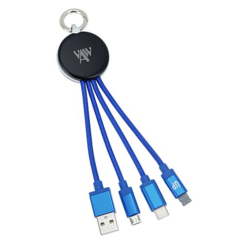 Metallic Light-Up Logo Charging Cable Main Image