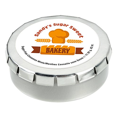 Round Mint Tin with Full Colour Dome - 1-3/4" Main Image