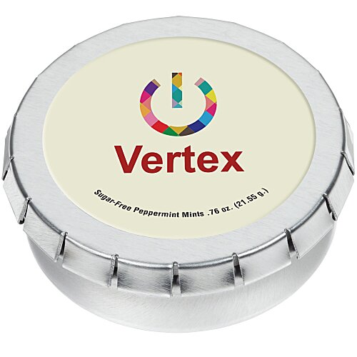Round Mint Tin with Full Colour Dome - 2-1/8" Main Image