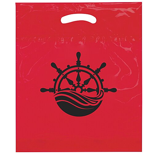 Reinforced Handle Plastic Bag - 18" x 15" Main Image