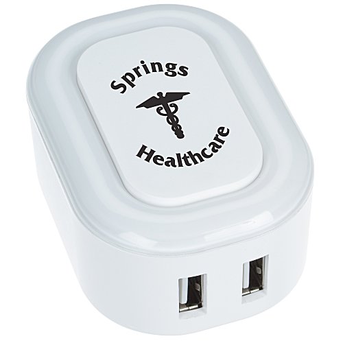 Delray Light-Up USB Wall Charger Main Image