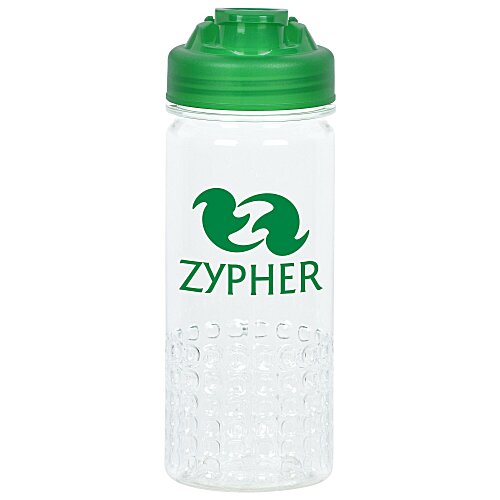 PolySure Out of the Block Water Bottle with Flip Lid - 16 oz - Clear Main Image